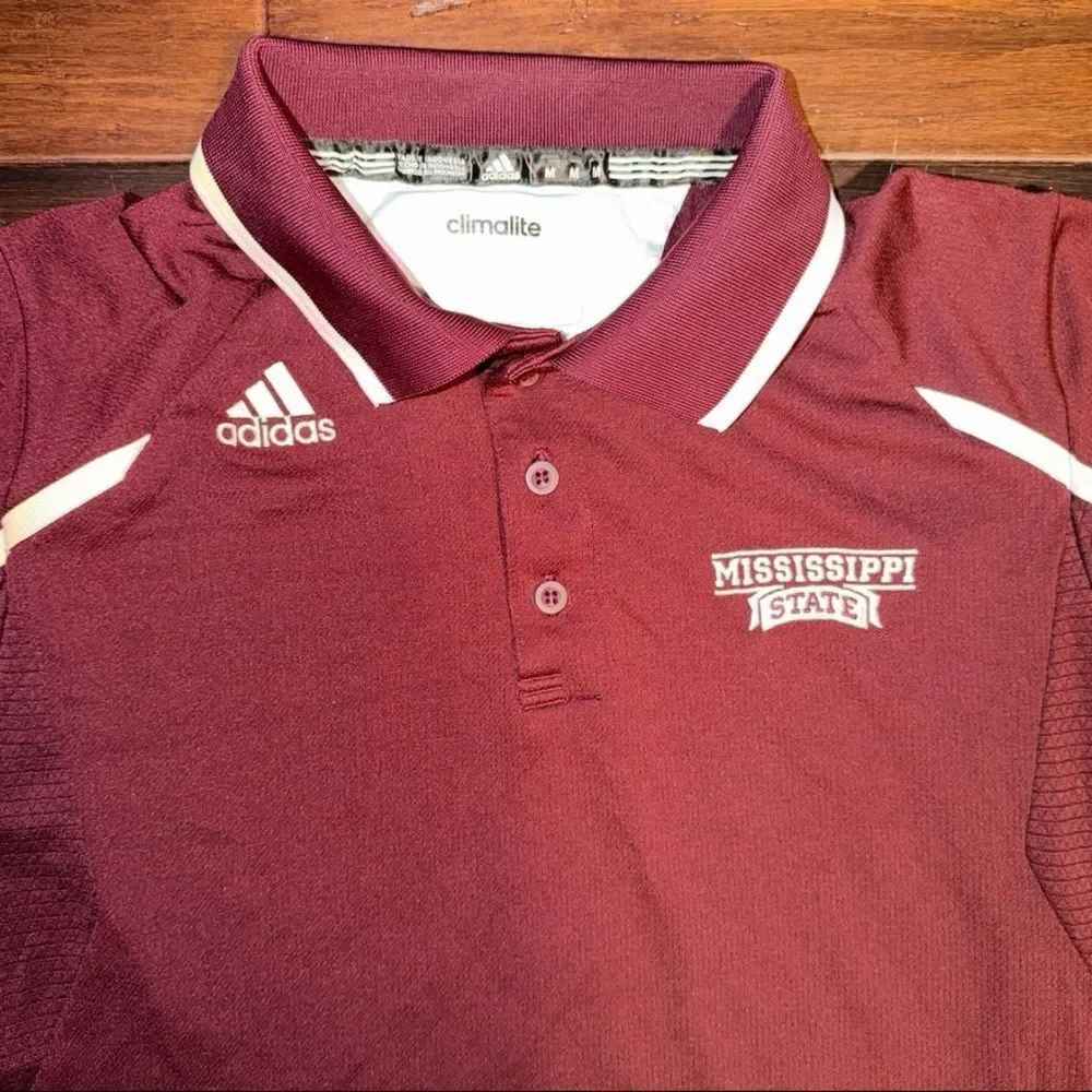 Adidas Mississippi State Polo Shirt